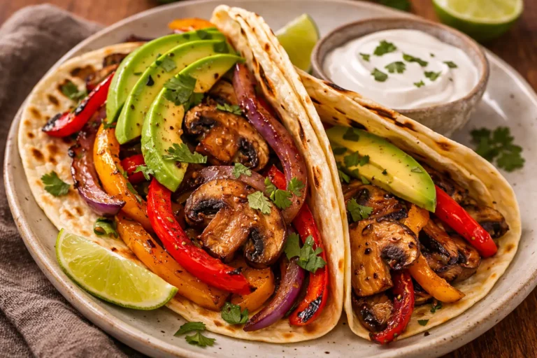 Easy Grilled Mushroom Fajitas Recipe