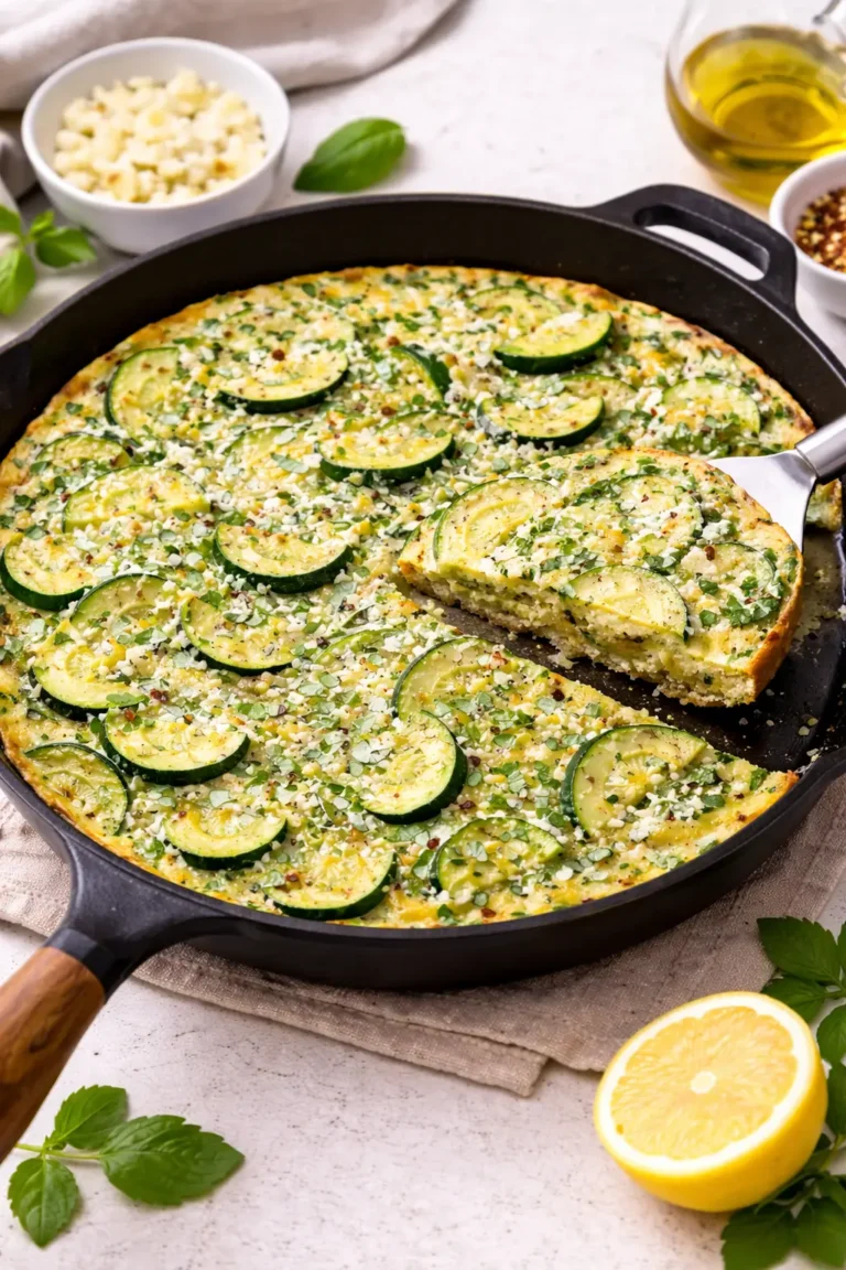 The Luna's Kitchen|Easy Zucchini Frittata Recipe Ready in 25 Minutes