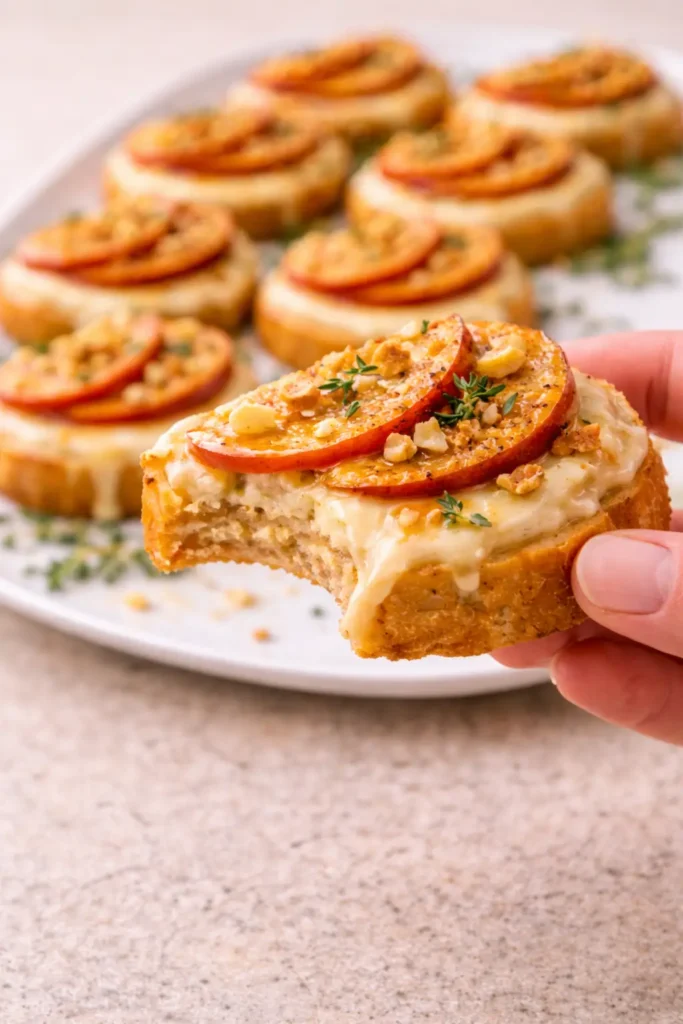 Enjoy Apple Brie Crostini