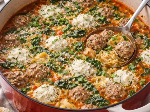 Cozy Italian Wedding Lasagna Soup Recipe