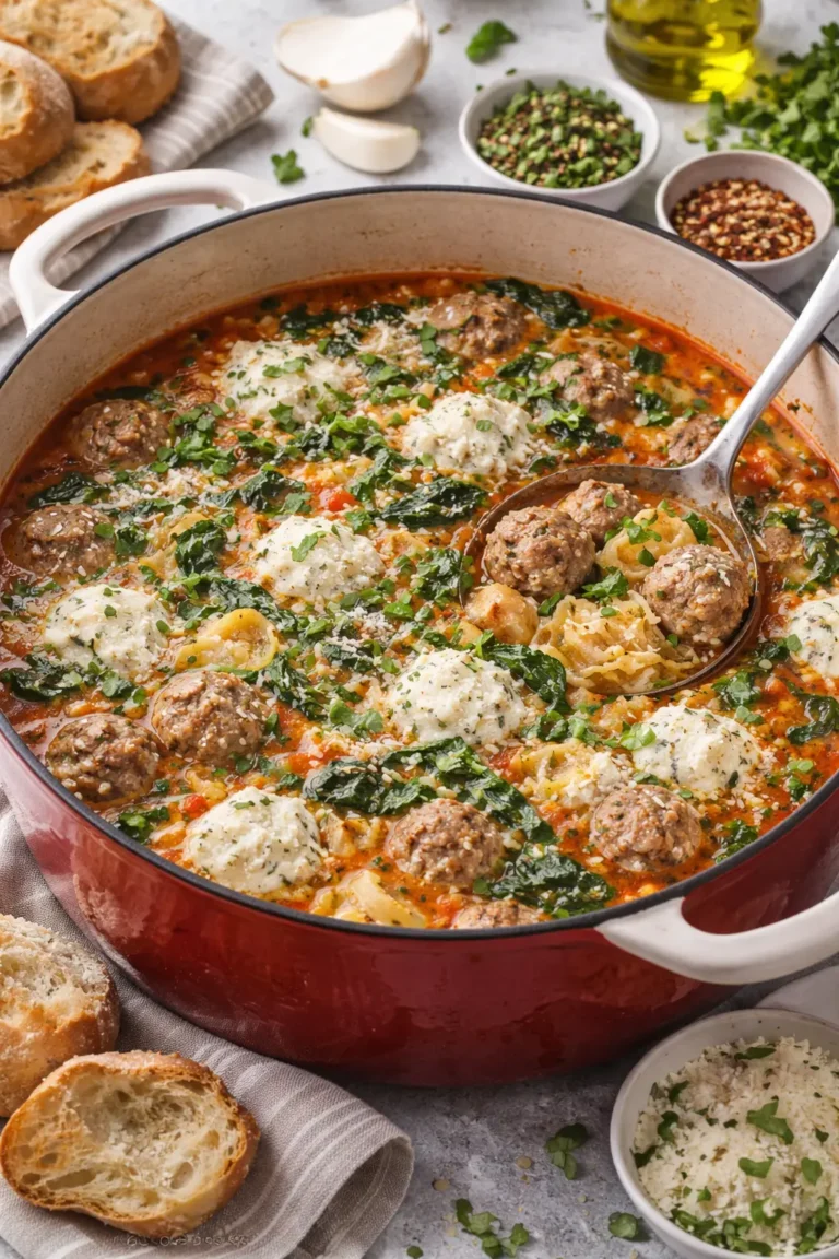Cozy Italian Wedding Lasagna Soup Recipe