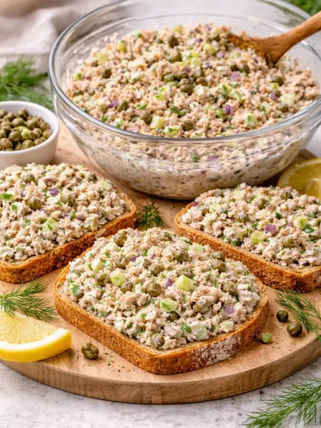 Low-Calorie Greek Yogurt Tuna Salad