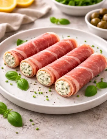 Prosciutto Rolls with Cream Cheese