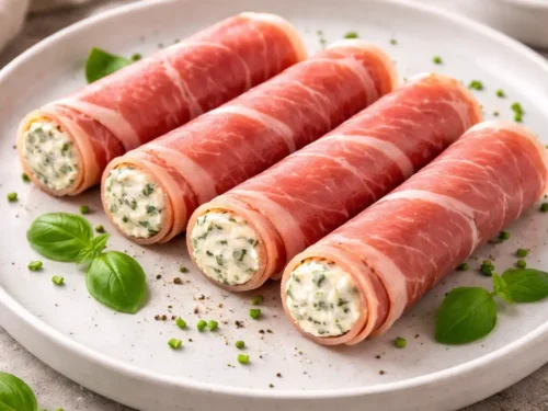Prosciutto Rolls with Cream Cheese