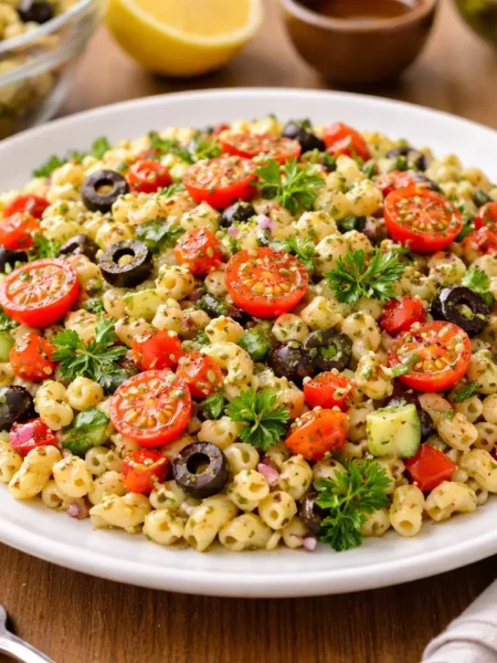 Lemon Herb Macaroni Salad