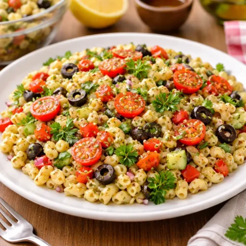 Lemon Herb Macaroni Salad