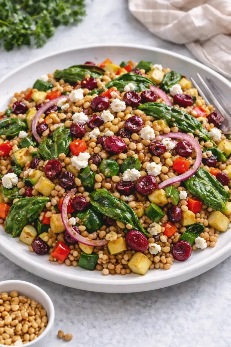 Simple & Flavorful Warm Farro Salad Recipe