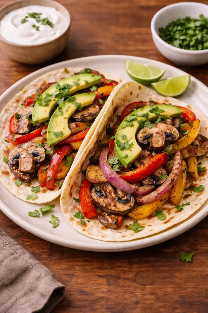 Grilled Mushroom Fajitas