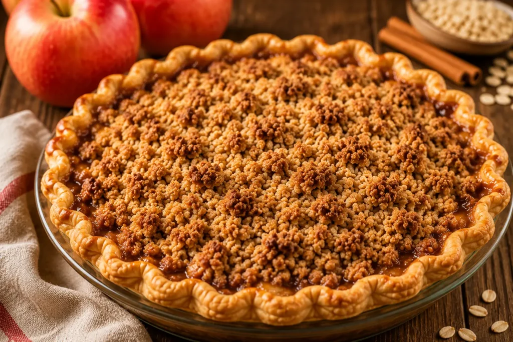 Apple Crumble Pie
