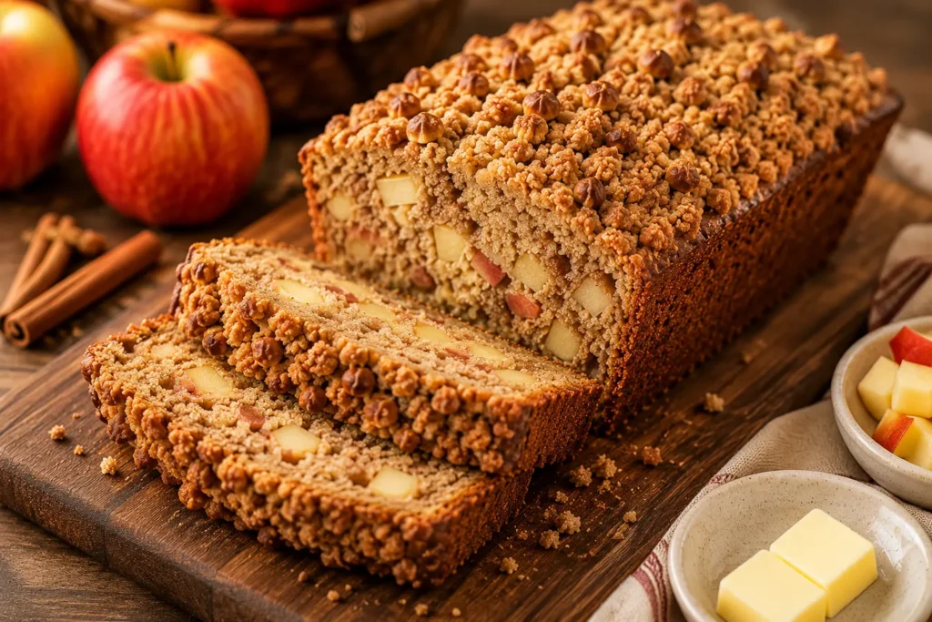 Apple Streusel Bread