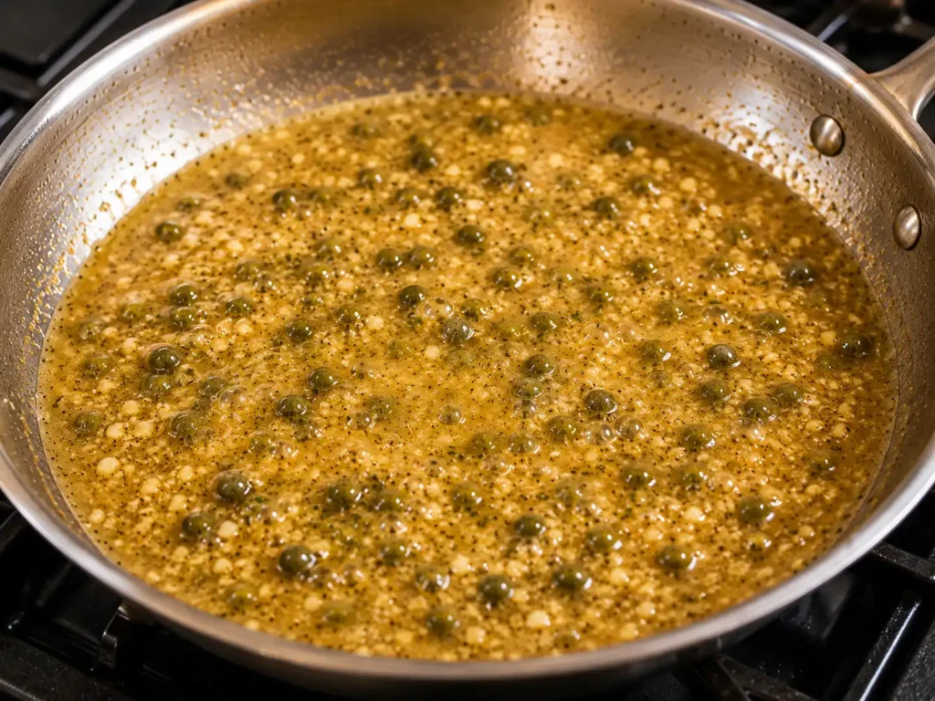 Create the Piccata Sauce